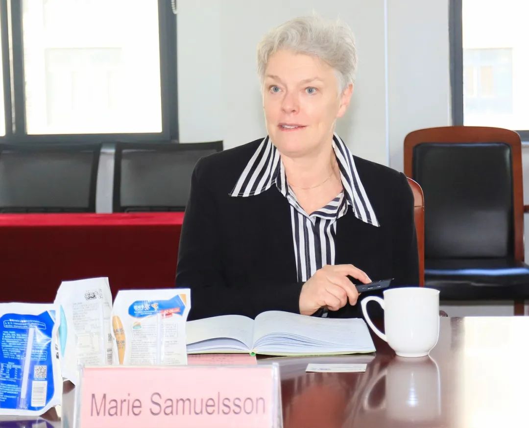 深化合作交流 互信共赢发展丨瑞典爱克林公司首席执行官 Ms.Marie Samuelsson 一行莅临米兰（中国）乳业集团参观座谈