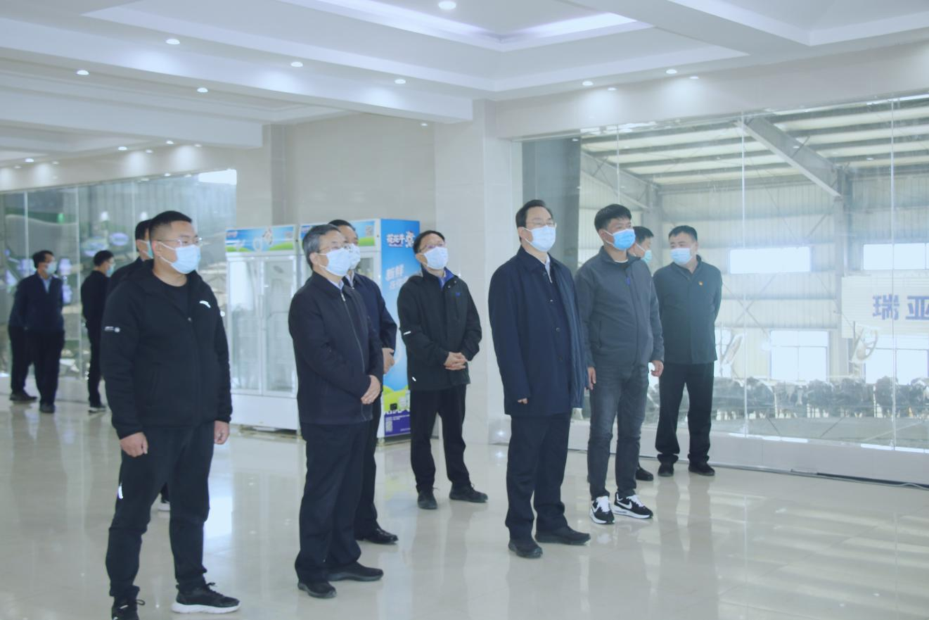 河南省人大常委会党组书记、副主任孔昌生莅临米兰(中国)鲁山瑞亚牧场参观调研 河南省人大常委会党组书记、副主任孔昌生莅临米兰(中国)鲁山瑞亚牧场参观调研