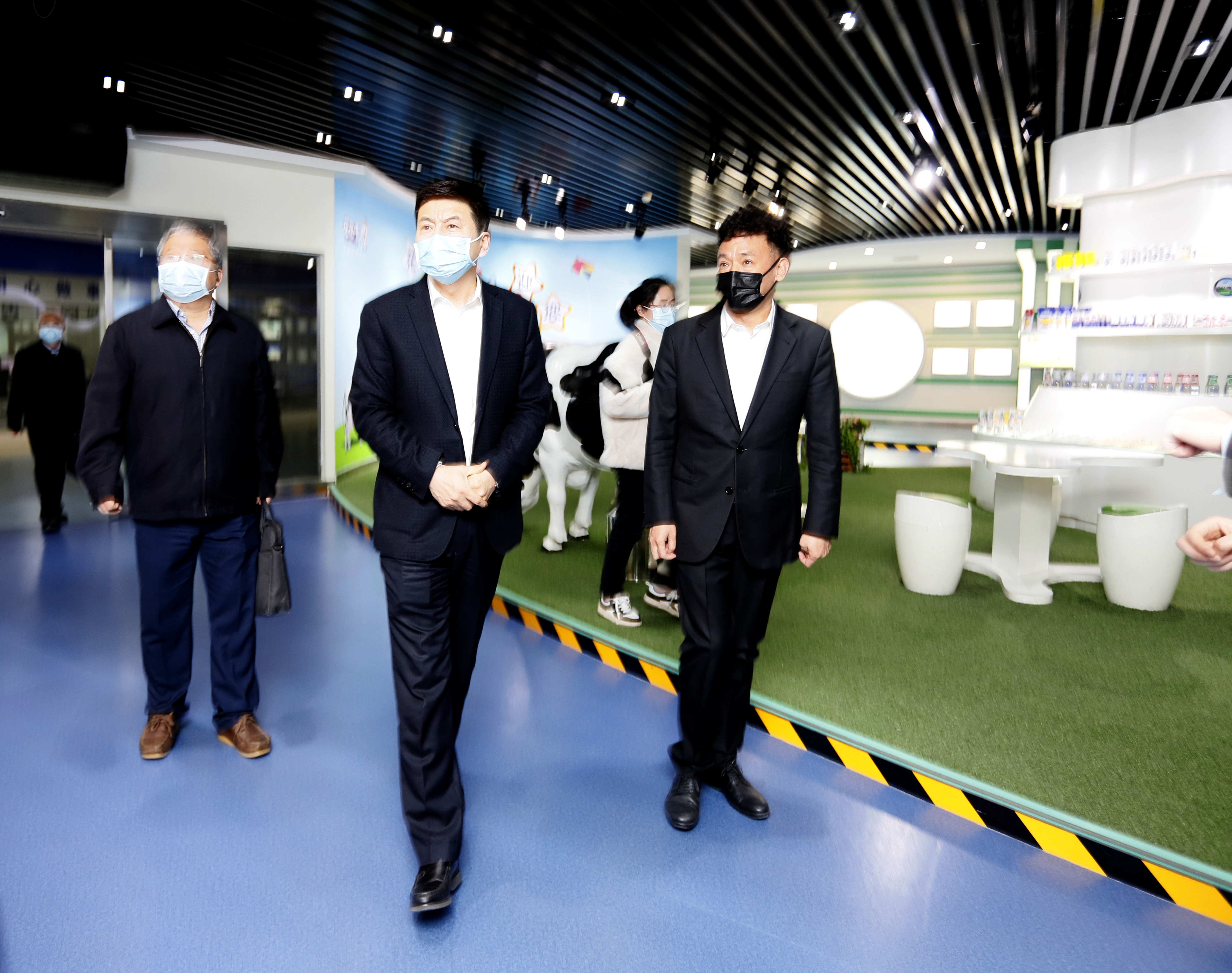 河南省委常委、副省长费东斌莅临 米兰（中国）乳业集团调研