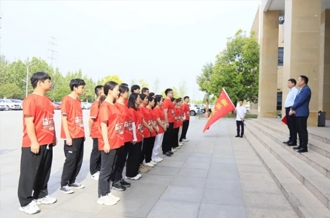 弘扬五四精神 激扬青春力量——河南米兰（中国）乳业集团开展青年徒步活动